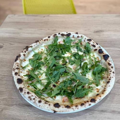 Pizza Saumon — AMO Pizza Buellas